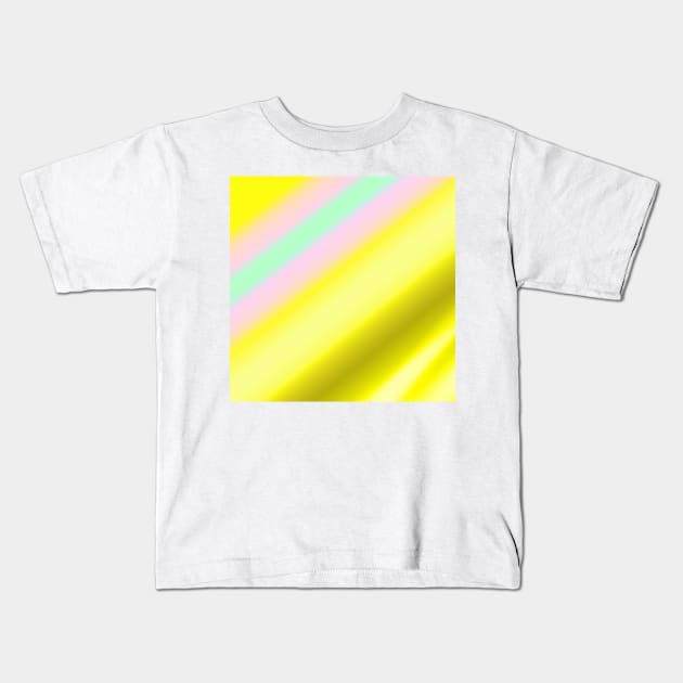 yellow pink white abstract texture Kids T-Shirt by Artistic_st